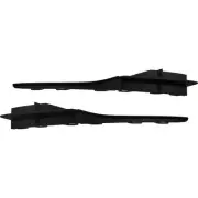 Bumper Face Bar Grilles Set of 2 Front Driver & Passenger Side for VW Jetta Pair (for: Volkswagen)
