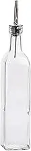 Argon Tableware Square Olive Oil/Vinegar Utensil Bottle With Tapor Pourer - 500ml