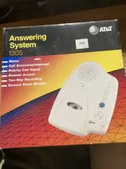 AT&T Micro Cassette Answering System Model 1305 Two Way Recording Remote Monitor