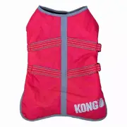 KONG Outerwear Rip-Stop Blanket Jacket Water Resistant Reflective Red Size XS
