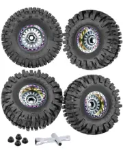 Rc 1.9 Inch Wheel Rims & Tires Wheels for 1/10 RC Crawler Car Axia1 SCX10 SCX...