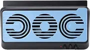 Jectse Car Window Vent Fan, Air Purification Multifunctional Car Solar Cooling Fan Quiet Exhaust Function for Truck (Black)