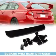 Under Lip Spoiler Rear Diffuser Fits Subaru WRX STI 4DR Sedan 2015+ ABS Paint (for: Subaru)