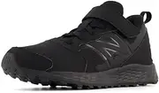 [New Balance] Kids Fresh Foam 650V1 Bungee Lace with Top Strap Running Sport Sneakers Shoes Black/Black M