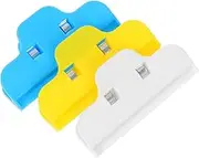 EXAOMBLE 3pcs Lightweight Plastic Craft Clips for Secure Fixing Multi Use Tools for DIY Crafts and Bag Storage