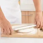 Stainless Steel Rolling Pin Lightweight Handheld Easy to Clean Cookie Roller