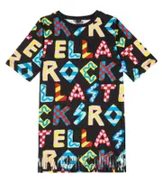 [Stella McCartney Kids] Stella McCartney Kids Cotton jersey dress Y 4 black