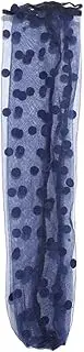 [CukYi] Thermal Socks Summer Women's Polka Dot Transparent Tulle Thin Breathable Middle Tube Socks - Pink