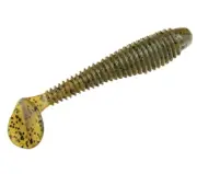 Strike King Rage Swimmer 3.75" Soft Bait Lure, Green Pumpkin, Pack of 5