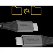 OtterBox 2m USB-C to USB-C Premium Pro Fast Charge Cable (Black)