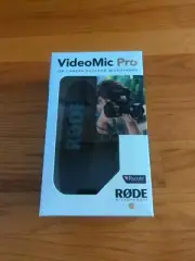 Rode video mic pro on-camera shotgun microphone