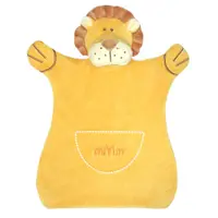 在飛比找PChome24h購物優惠-美國miYim有機棉 手偶安撫巾-里歐獅子