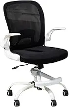 Generic Leisure Learning Chair Computer Household Chair，Foldable Desk Chair for Small Spaces - Space-Saving Design Perfect for Home Offices (Black)