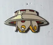 Vintage Invaiders Spaceship 1.25" Cloisonne Pin (WWPI-LoG)