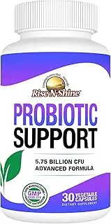 Probiotics Support Supplement - Advanced Formula with 7 Diverse Strains - 5.75 Billion CFU - 30 Count