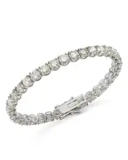 Bloomingdale's Fine Collection Certified Diamond Tennis Bracelet in 14K White Gold, 15.0 tcw