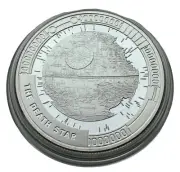 The Death Star Star Wars 38mm Collectors Coin Protective Capsule