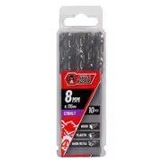 Full Boar 8mm M35 Cobalt Drill Bit - 10 Piece