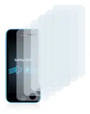 Apple iPhone 5C - Front, 6 x Transparent ULTRA Clear Screen Protector