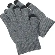 [BESPORTBLE] Autumn and Winter Knitted Gloves Full Finger Touch Screen Cycling Gloves for Motorcycles, Biking, ATV, Camping, Hiking Winter Gloves Men Skateboard Gloves Knitting