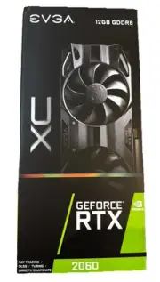 New EVGA NVIDIA GeForce RTX 2060 12GB GDDR6 Graphics Card (12G-P4-2263-KR)