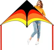 Kaiciuss Delta Kite for Kids & Adults Easy to Fly Large, Sing Line Beach Kite for Beginners, Easy Flying Kite for Boys & Girls