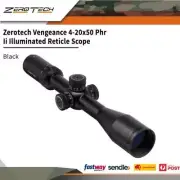 Zerotech Vengeance 4-20x50 Phr Ii Riflescope Black #vg4205p
