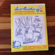 Vintage Aunt Martha’s Hot Iron Transfers #3878~~Clancy the Clown~~Unused!!!
