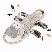 Large Squeaky Dog Toys for Aggressive Chewers,Interactive Tug of War Puppy To...