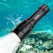 DL10R IPX8 Waterproof Scuba Dive Torch Bright 4500 Lumen Diving Flashlight