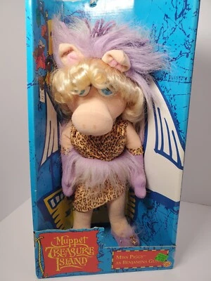 Miss Piggy Muppet Treasure Island Plush Gunn Toy Biz 1995