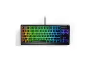 SteelSeries Apex 3 TKL Wired Membrane Whisper Quiet Switch Gaming Keyboard with RGB - Black - [As New - Refurbished]