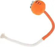 Cat Chew Rope for Kittens Interactive Teething Fun with Catnip Scented Carrot Design Engaging Rope Plaything for Teasing and Bonding with Your Feline Friend