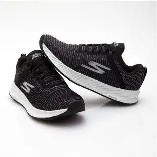 SKECHERS系列-GO RUN FORZA 3 女款黑白運動慢跑鞋-NO.15206BKW