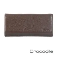 在飛比找PChome24h購物優惠-Crocodile Classic 經典系列荔紋軟皮長夾01