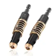 Self Centering Hinge Drill Bit, 2Pcs 1/4-Inch Hex Shank Center Drill Bit Set ...