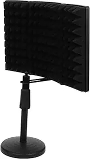 JOINPAYA Gaming Microphone Cover Soundproofing Mini Cover for Microphone Noise Reduction Shield Black