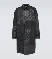 [Comme des Garcons Homme] Comme des Garçons Homme Quilted wool coat AU 93 black