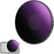 NEEWER Variable ND Filter Compatible with DJI Osmo Action 5 Pro & Action 4, ND8-32 (3-5 Stops) Screw On Neutral Density Lens Filter Multicoated HD Optical Glass Action Camera Accessories
