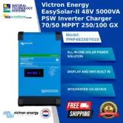 Victron Energy EasySolar-II 48V 5000VA PSW Inverter Charger 70/50 MPPT 250/100 G