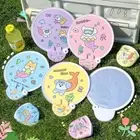 Gifts Hand Held Fan Cartoon Cartoon Folding Fan Portable Folding Group Fan