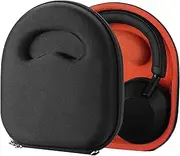 Geekria Shield Headphones Case Compatible with Sony WH-1000XM5, WH-1000XM4, MDR-XB950BT, WH-CH720N, Replacement Hard Shell Travel Carrying Bag with Cable Storage (Black)