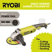 Angle Grinder Electric Sander Polishing Machine Power Tool 180MM Wheel Wood Work
