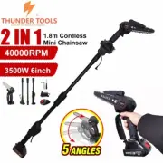 Thunder Tools 3500W 1.8m Cordless Chainsaw Telescoping Chainsaw Branch Pruner