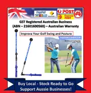 Golf Swing Motion Correct Trainer Gesture Aid Training Posture Corrector