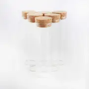 Glass Jars with Corks Wide-Mouth Bottles Jar Storage Bottles