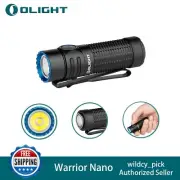 Olight Warrior Nano 1200 Lumens Tactical EDC Rechargeable Flashlight Black