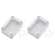 3.94"x2.68"x1.97" Junction Box Wiring Enclosure Case for DIY Projects Grey 4Pcs