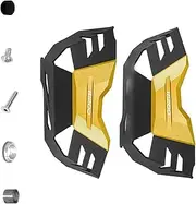 R1200GS 2004 2005 2006 2007 2008 2009 2010 Motorcycle Cylinder Head Guard for BMW R1200R R1200ST R1200GS Adventure Engine Guard Protector Cover Accessories (Color : Black-Gold)