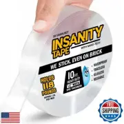 Insanity Heavy Duty Double Sided Mounting Tape – Reusable Traceless Nano Gel